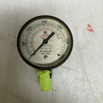 Vtg Airco 0-3000 Psi Pressure Gauge No 8410009 Beveled Glass Brass 2.25" Diamete. Fixed Price $15.00.