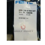 New In Box Festo DPA-100-10-MA-SET 526098 Pressure Gauge Kit. Fixed Price $173.44.