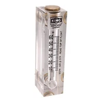 King Instrument 75201102C11 Acrylic Tube Flow Meter, 0-60SCFH, 100PSI, 1/4IN Npt. Fixed Price $60.00.