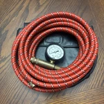 Genuine Gm Factory Air Hose Tire Pressure Gauge Onboard Red Oem Vintage Euc. Fixed Price $19.99.