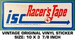 Industrial Salesmaster Corp. Racer's Tape - Vintage Original Vinyl Decal Sticker. Fixed Price $9.40.