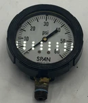 Span Pressure Gauge Gage 02-0010-X,C040255,060 Psi. Fixed Price $24.72.