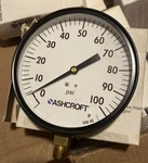 Ashcroft 45W1000H02L-100 0-100 Psi Pressure Gauge 4.5 1/4 Npt New!. Fixed Price $30.00.