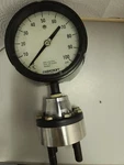 Ashcroft C1018 Type 202 Diaphragm 1/2" Npt. And 4 Gauge Silicone Filled. Fixed Price $125.00.