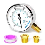 0-100 Psi Stainless Steel 1/4" Npt 2.5" Dial Liquid Filled Pressure Gauge. Fixed Price $29.69.