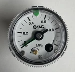 Smc GP46-10-01-Q Gauge, Ar Regulator With Internal Relay. 145 Psi.. Fixed Price $21.25.