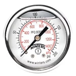 Winters PFQ2491-DRY-2FF Panel-mount Pressure Gauge, To 200 Psi, Dial,. Fixed Price $13.19.