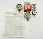 Lot Of Ametek Dual Frunt Pressure Gauges 3500/2000/30 Psi. Fixed Price $49.99.