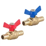 Full Port Water Stop Shut Off, 1/2 Brass Ball Valve, 1/4-TURN Handle, Pex.... Fixed Price $20.53.