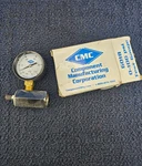 (qty 2) Cmc 6018: Test Gauge 0-100 Psi Black Frame Bottom Mounted. Fixed Price $21.83.