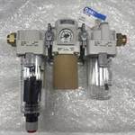 Smc Air Combination Filter + Regulator Modular W/ Pressure Gauge F.r.l 1/4NPT. Fixed Price $75.00.
