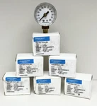 Lot Ashcroft 15W1005 01L 60# Brass Gauge Psi 1/2" New. Fixed Price $20.00.