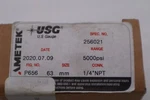 Ametek Usg P656 Pressure Gauge 63MM 5000PSI 1/4NPT Stock H1235A. Fixed Price $95.00.