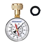 Measureman 2-1/2" Water Pressure Test Gauge, 3/4" Female Hose Threaded. Fixed Price $11.79.