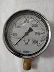 New Wika Liquid Filled Pressure Gauge 0-3000 Psi 4" Face 1/2" Npt Lm (9314253). Fixed Price $100.00.