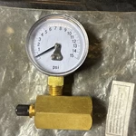 Gas Pressure Test Gauge 0-15 Psi With 1/10 Increment 3/4" Fnpt Connection. Fixed Price $6.65.