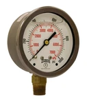 Winters Pfq Series Brass Pressure Gauge 1000 Psi Stainless Steel Dial IP65. Fixed Price $27.79.