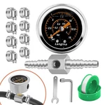 Langina 1/8" Npt Fuel Pressure Kit, 0-15PSI Gauge, Back.... Fixed Price $30.39.