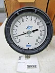 New Wika Xsel 15 Psi Liquid Filled Gauge 4.5" Face 1/2" Npt Lm 9833981. Fixed Price $22.49.