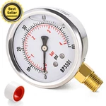 0-60 Psi Glycerin Liquid Filled Pressure Gauge 2.5" Dial Size 1/4" Npt Lower. Fixed Price $11.58.