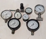 Lot Of 7: Weiss, Usg, Noshok, Marsh, Wika, Mcdaniels Assorted Pressure Gauges. Fixed Price $74.99.