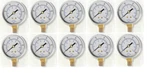 2.5" Pressure Gauge Lot Of 1/4" Lower Connection, Weksler Gtc 0-100 Psi. Fixed Price $94.99.