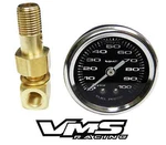 Vms Honda Acura 1/2 100PSI Black Fuel Pressure Gauge Liquid Filled 1/8 Npt Kit. Fixed Price $942.95.