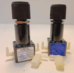 2 Airtrol Sub-miniature Pressure Regulators R-900-30 & Fittings. Fixed Price $30.00.
