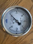 Wika Pressure Gauge 30 Psi. 1/4 Center Back Mount P/n 9833264. 316 Ss. 2.5. Fixed Price $40.00.