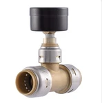Sharkbite Max 3/4 In. Push-to-connect Brass Tee W/ Water Pressure Gauge UR24438A. Fixed Price $29.00.
