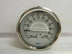 Wika 4" Dial 1/2 Thread 30-0-100 Scale Range Pressure Gauge 9831546. Fixed Price $95.40.