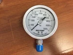 Reotemp PR40S1A2P34GVH 4" Pressure Gauge 0-5000 Psi Glycerin Filled. Fixed Price $60.00.
