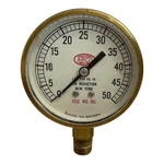Vintage Brass Pressure Gauge 50 Psi Reduction Airco. Fixed Price $15.21.
