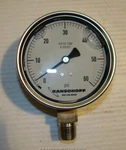 Noshok Ransohoff, 4" Stainless GAUGE,1/2" Npt 60PSI 40-500-60. Fixed Price $47.00.