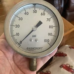 Ashcroft Duralife 1009 Welded Aisi 316 Tube & Bronze Socket Pressure Gauge 0-100. Fixed Price $9.99.