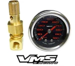 Vms Honda Acura 1/2 100PSI Black Red Fuel Pressure Gauge Liquid Filled 1/8 Npt. Fixed Price $944.95.