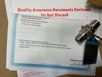 Continental 1/2" (fs) Rupture Disc 2387 Psig Burst Pressure Gas Vapor Liquid 316. Fixed Price $49.99.