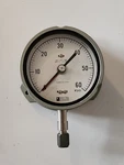 Weksler Instruments Pressure Gauge Model SA43-3PEF-LWBX, 0-60PSI, Tube, Nos.. Fixed Price $55.00.