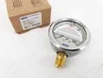 New Wika 9767096 Gauge 213.532.5" 300PSI 1/4" Lower Mount. Fixed Price $29.95.