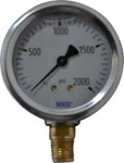 Wika 2-1/2" Dial, 1/4 Thread, 0-2,000 Scale Range, Pressure Gauge Lower Conne.... Fixed Price $84.33.