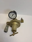 Ashcroft Alum 1/4 Nptf No. 1000 300 Psi Gauge With Gas Regulator Valve 121. Fixed Price $50.00.