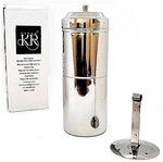 Indian Stainless-steel Small-portable Coffee Filter-drip-maker, 4-5 CUP(10.14 Oz. Fixed Price $30.99.