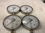 Stainless Steel Pressure Gauge, Lower Conn. 1/4" Npt 4.5"- Trerice (0-60 Psi). Fixed Price $90.00.