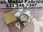 Wika Industrial Pressure Gauge 0-1000PSI Conn. 1/2 Npt Lm Size 4 2.33.30. Fixed Price $140.00.