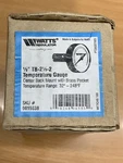 Watts 0615638 Temperature Gauge, 1/2"TB-21/2-2, 1/2"SIZE 2"PROBE 32-248 Deg.f. Fixed Price $49.95.