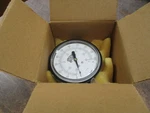 Barber-colman Pneumatic Receiver Gauge AKS-9044-0-3 Range: 0-100 F Size: 3-1/2". Fixed Price $40.00.
