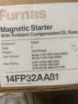 Furnas Magnetic Starter 3 Phase. Fixed Price $60.00.