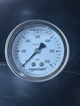 Ashcroft Pressure Gauge: 3-1/2" Dial, To 600 Psi, 1/4" Thread. Fixed Price $120.00.