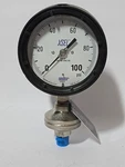Wika Liquid Filled Pressure Gauge 0-100PSI 316SS Conn. 1/2 Size 4.5 990.34. Fixed Price $76.49.