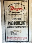 Dwyer Instruments Series 3000 Photohelic Pressure Switch Gauge Model 3150C. Fixed Price $344.99.